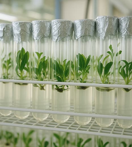 Лаборатория INVITRO — посевы в пробирках